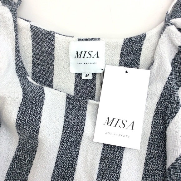 MISA Los Angeles Blue / White Nicolette Dress - Picture 4 of 8